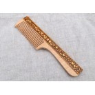 Birch comb with handle