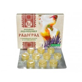 Cedar resin throat lozenges, clary sage