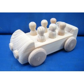 Minivan with passengers