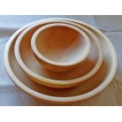 Set of 3 cedar bowls (10-15-20 cm)