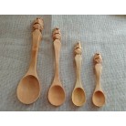 Set of 4 spoons "Bears"