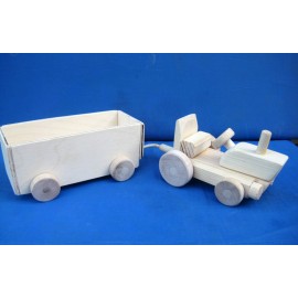 Tractor with a trailer