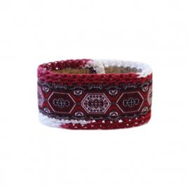 Nettle jacquard wrist bracelet