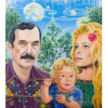 Anastasia, Vladimir & Volodya, framed canvas print