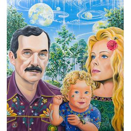 Anastasia, Vladimir & Volodya, framed canvas print