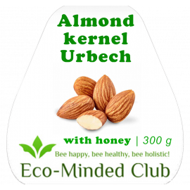Almond urbech / honey, 250 g