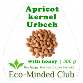 Apricot kernel urbech / honey, 250 g