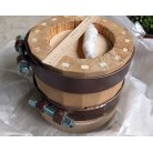 Wooden press-barrel, 2 litres
