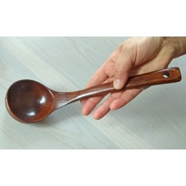 Big ladle (Hevea wood)