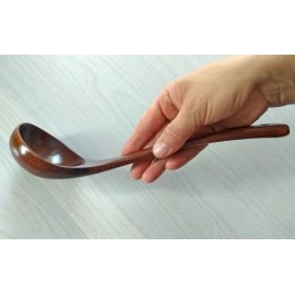 Big ladle (Hevea wood)