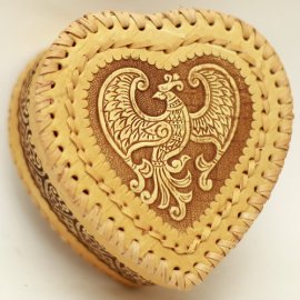 Jewellery box Firebird, 13 x 7