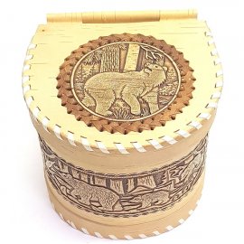 Jewellery box Bear - hinged cover