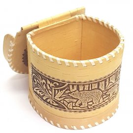 Jewellery box Bear - hinged cover