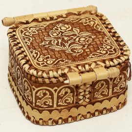 Jewellery box Flowers, mirrored cover