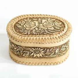 Jewellery box Roses, 16 x 11 x 8