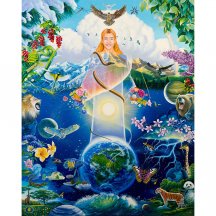 Co-Creation, framed canvas print