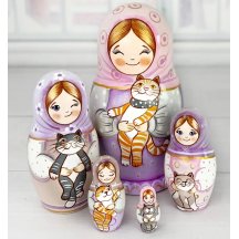 Matryoshka and cats