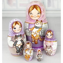 Matryoshka and cats