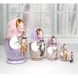 Matryoshka and cats