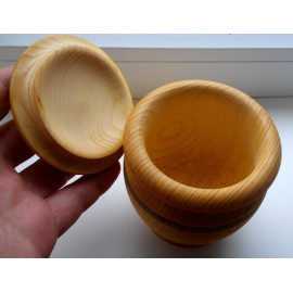 Wooden container for spices