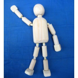 Wooden man or woman