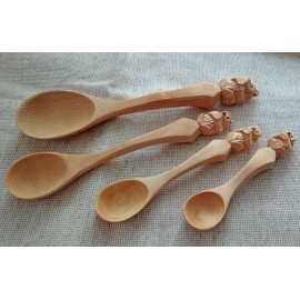 Set of 4 spoons "Bears"