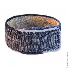 Nettle wrist bracelet Gray