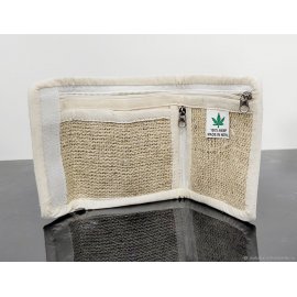 Hemp wallet / embroidary