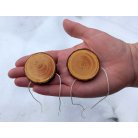 Cedar pendant on a thread (XL)