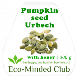 Pumpkin seed urbech / honey, 250 g