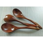 Table spoon bent (Hevea wood)