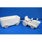 Tractor with a trailer