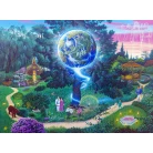 Kins domain story, framed canvas print