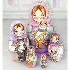 Matryoshka and cats